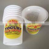 Hot Sale Yogurt Cup, PP Yogurt Cup, PS Yogurt Cup With Printed Foil Lid thumbnail-1