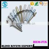 HIGH QUALITY HOT SELLING FACTORY HIGH SHEAR STRENGTH HEM TYPE RIVETS FOR TRUCK thumbnail-1