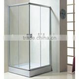 Glass shower enclosure