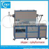 1600C CVD Tube Furnace System Used for For Deposition of Carbon and Metal Oxidese / Three Zones Tube Furnace