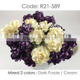 Handmade Mulberry Paper Flower, Wedding Party, Scrap-booking Crafts, Wholesale 21/589 thumbnail-1