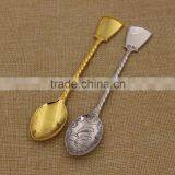 Good quality gold coffee spoon/silver ice cream spoons as promotion gifts