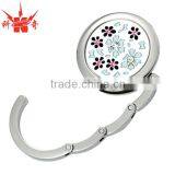Promotion Fashional Metal Purse Hanger /Flower Shape Bag Hanger With Business Logo thumbnail-6