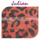black orange leopard mesh garment factories in korea fabric