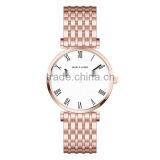 Top Brand Two Hands Solid Stainless Steel Super Slim Mens Watches thumbnail-3