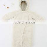 White Faux Fur Baby Sleeping Bag Winter thumbnail-2