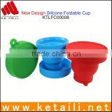 Shenzhen Promotional Travel Gifts Silicone Rubber Folding Cup Collapsible Cups thumbnail-3