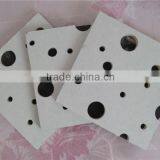 perforated gypsum panels with 35/20/12 hole type