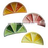 colourful ceramic serving plate for promotion