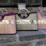 High Quality Best Selling Bamboo Shopping Bags Handbag With Handle From Vietnam thumbnail-1