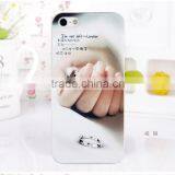 2014 Plastic Phone Case With Carton Picture for Iphone 5/5s
