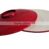 Handcrafted Eco-friendly Round Bamboo Plate