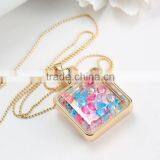 Wish Ruby Diamond Stone Chain Necklace Designs thumbnail-2