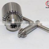 Stainless Steel Drill Chuck,Precision Drill Chuck With Key, 13mm Drill Chuck