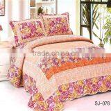 Patchwork Embroidery 100 Cotton Patchwork Quilt Bedspread Manufacturer Hot Sale