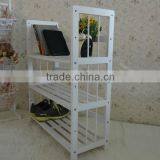 Living Room Simple to Use Multi-layer Solid Wood Shoe Rack Shelf thumbnail-2