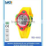 Lovely and colorful LCD mutifuctional digital children watch