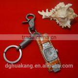 2016 Promotional Sales Popular Watch Design&Spring Ring Carabiner Keychain
