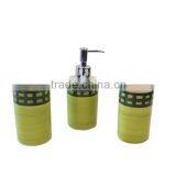 Glaze Ceramic 3pcs Bathroom Set, Bathroom Accessories thumbnail-2
