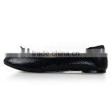 2015 Summer New Ladies Womens Snake Skin Print Flat Shoes Ballerina Ballet Flats Black Plus Size Free Shipping thumbnail-4