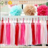 Asia Tissue Paper Tassel for Party Decoration,wedding Decoration