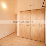 Soft feel wooden sliding doors interior room divider create peacefulness space