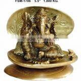 Brass Ganesha Statue , Hindu God Statue thumbnail-1