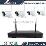 1/4 Inch 1.0 Megapixel OV CMOS Sensor 4ch Wifi Nvr Kit (built-in Wireless Router ) ,720P/960P/1080P IP Camera