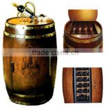 Wooden Artware wine refrigetaor Classical wine coolers furniture Wine Barrel fridge