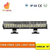 Wholesale Super Brightness 108W 17inch Led Light Bar for Truck 12V LED Driving Lamp Curve Led Light Bar