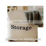 Kids Coffee Waterproof Coating Canvas Book Lego Toy Organizer Bag, Fold Storage Bin/ Storage Box thumbnail-4