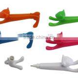 Hotselling Cat Shape Ball Pen,Novelty Plastic Ball-point Pen