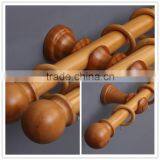 Perfect Surface Treatment Natural Wooden Curtain Rod