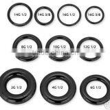 Stainless Steel Big Gauges Body Jewelry Fashion Segment Ring