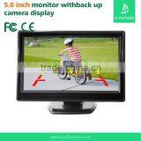 Original Sytle of 5 Inch Two Video Inputs LCD Rear View Mirror Car Monitor thumbnail-3