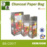 charcoal package bag ---kraft charcoal paper bags