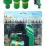 HL133 - 4pcs Hose Nozzle Set (6-way Hose Nozzle + 2 x 3/4" Hose Connector + 3/4" Connector) thumbnail-1