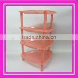 4 Layers Triangle Plastic Rack Storage Rack thumbnail-1