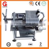 Hot sale stainless small fruit filter press used in Japan