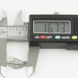 Silver Leaf Beads DIY Sterling Silver Jewelry For Bracelets thumbnail-3