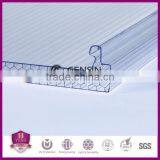 Width 600mm Roofing U-lock Four Wall Honeycomb Polycarbonate Sheet, Multiwall Polycarbonate Sheet/cellular pc Panel thumbnail-4