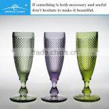 Custom Color Decorative Champagne Flute Glasses