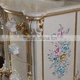 Bisini Wooden Dresser Furniture, European Dressing Table With Mirror thumbnail-3