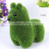 Creative Potted Decor Handcraft Flocking Artificial Alpaca Animals thumbnail-2