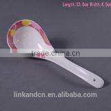 SP1535 Haonai High Quality Ceramic Spoon, Big Ceramic Soup Spoon thumbnail-1