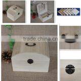 FSC Unfinished Lightweight Recyclable Feature Wood Toy Box With Handle thumbnail-1