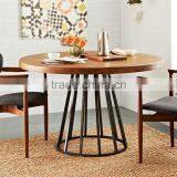 2017 Trade Assurance Outdoor Environmental Protection Popular Wood Tables Teak Dining Table Set Furniture thumbnail-1