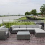 Luxury Outdoor Furniture Sectional Sofa Rattan Garden Sofa Set thumbnail-3