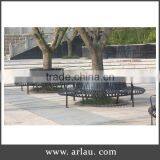 Arlau Galvanized Steel Park Round Tree Bench thumbnail-1