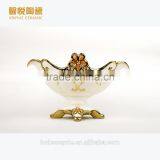 2016 Decoration Bulk Ceramic Fruit Tray/cheap and Good Fruit Tray Porcelain Material thumbnail-2